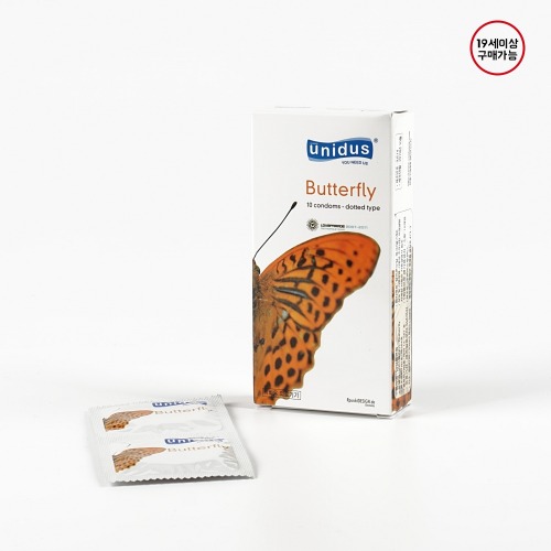MAGICnLOVE, Unidus Butterfly Dotted Condoms(10pcs/box)
