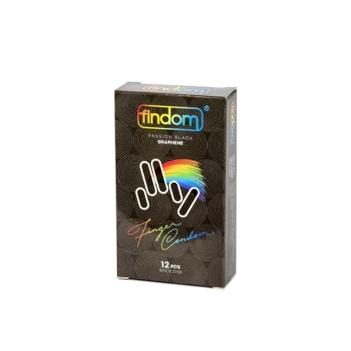 MAGICnLOVE, Finger condom, Pindom Graphene Black (12pcs/box)